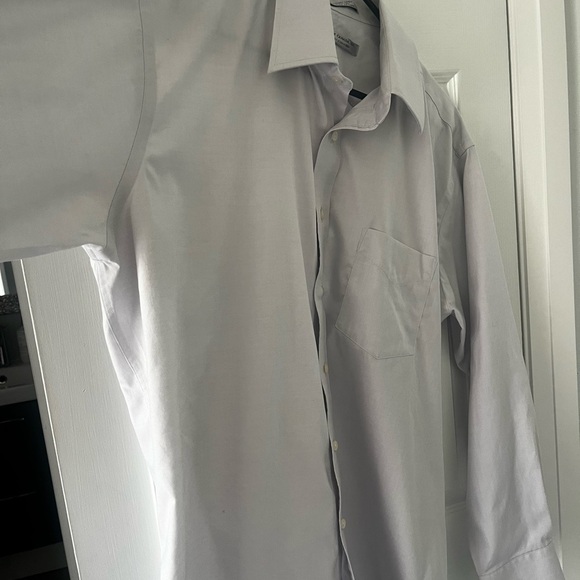 Forsyth of Canada Wrinkle-Free Light Grey Dress Shirt Size 16.5 - Picture 4 of 8